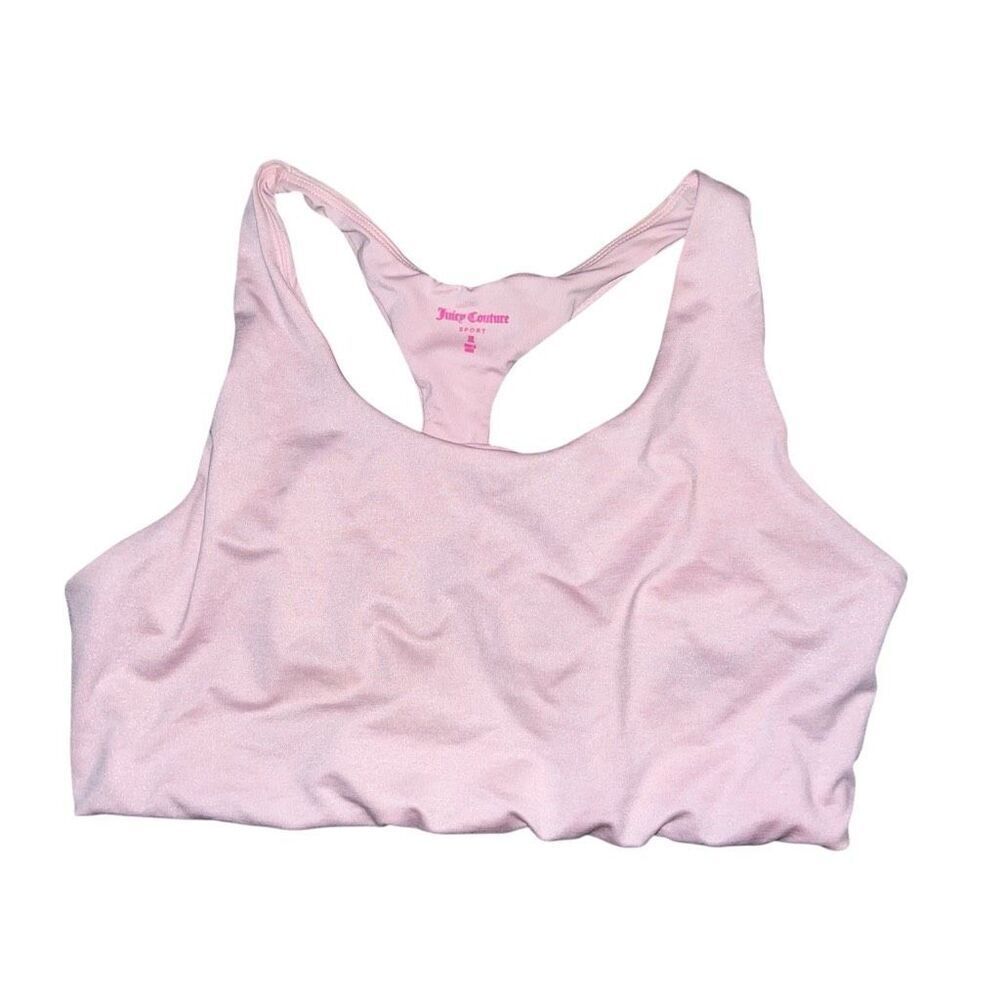 Juicy Couture Light Pink Racerback Sports Bra